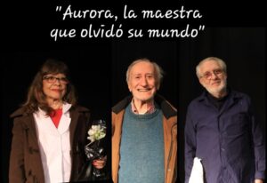 Mirko Buchín celebra con “Aurora, la maestra que olvidó su mundo” en el Teatro Fundación Astengo